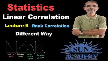 #Statistics |  #Linear Correlation | Question Solved | 12th Commerce | By Sun Academy