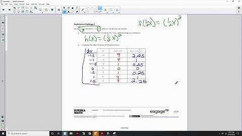Algebra 1 Module 3 Lesson 19 Video