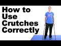 How to Use Crutches Correctly - Ask Doctor Jo