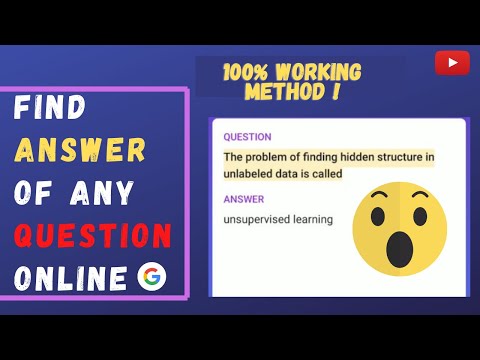 Video: How To Find The Answer To A Question