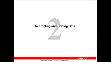 SQL Training Chap 2 (Restricting and Sorting Data) in Urdu