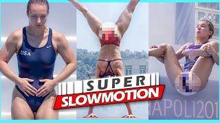 [Super SlowMotion] Women Diving Highlights - 2019 Universiade Napoli
