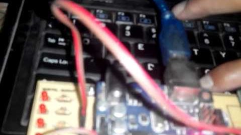 Sensor suhu - SMS - delphi - arduino taufik 085743320570