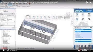 Using Autodesk Precast with AGACAD Precast Concrete (Sneakpeek)
