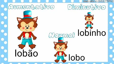 Como ensinar o diminutivo e aumentativo?