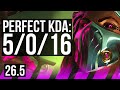 RENATA GLASC &amp; Kalista vs BRAUM &amp; Kai'Sa (SUP) | Perfect KDA: 5/0/16 | KR Master | 26.5