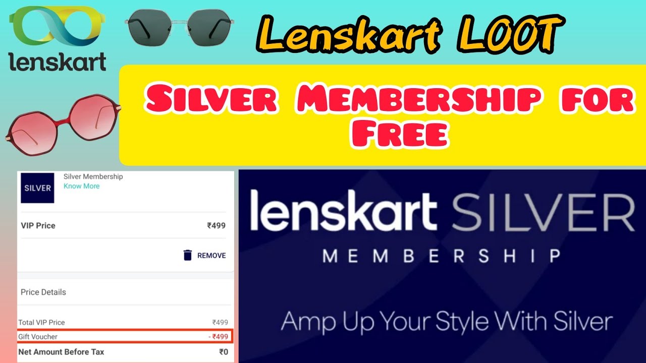 Lenskart Silver Membership Coupon Code How to Redeem Lenskart Free