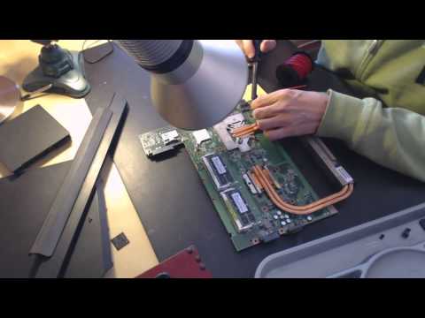 Asus G74 G74S G74SX-bb5k9 Laptop Power Jack Repair broken socket input port loose fix