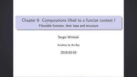 Functional programming, chapter 6, part 2: Filterable functors in depth