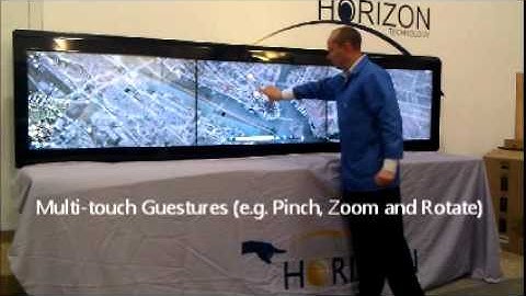 121-inch 1X3 Video Wall Touch Screen (Sound Disabled)