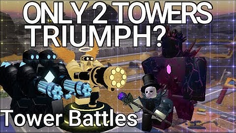 Only 2 Towers Triumph? (& Farm) Tower Battles (Commandos Vs Void) (justin5justin) (Roblox)