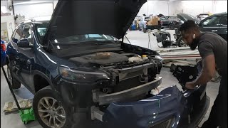 2021 Jeep Cherokee how to take the front bumper and headlight off