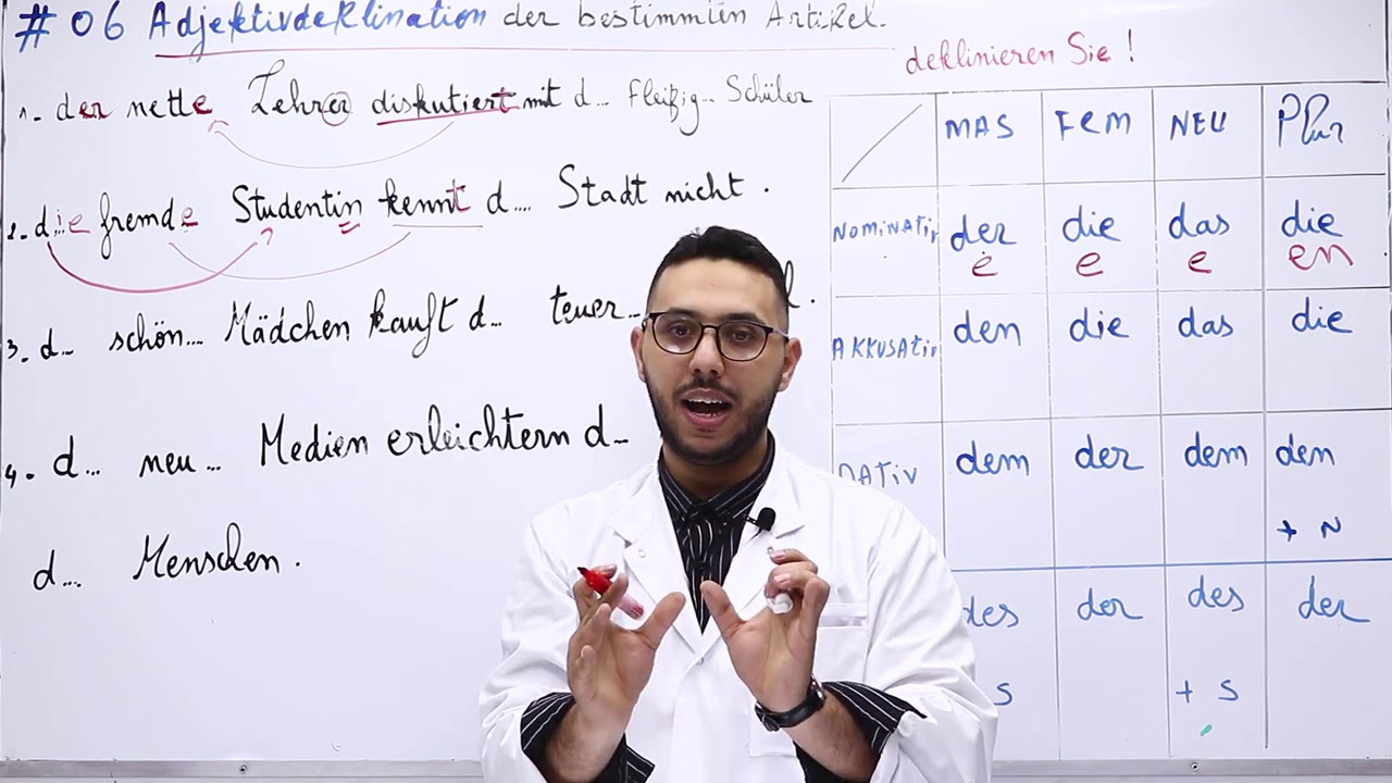 06# _الالمانية _Adjektive relination Des bestimmten Artikel