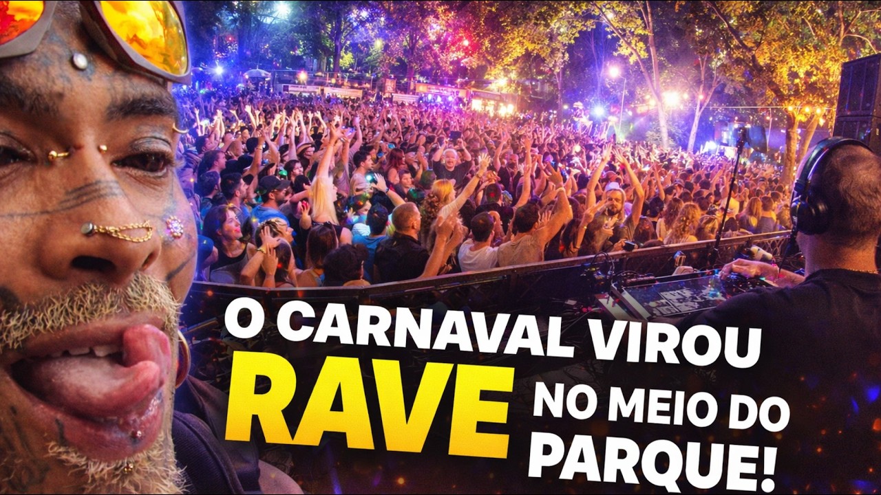 O Carnaval de BH Virou Rave no Meio do Parque… e Foi Absurdo!