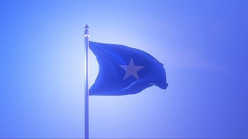 Somali waving flag + anthem | Blender