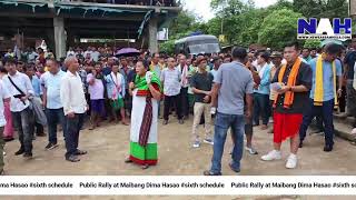 Public Rally at Maibang #sixth schedule