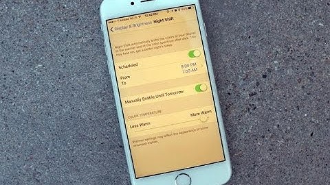 Turn on Night Shift in iOS 9.3 (How To)