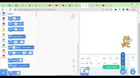 Drawing a simple Sprite in Scratch