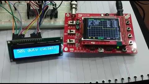 PWM using pic16f877a microcontroller