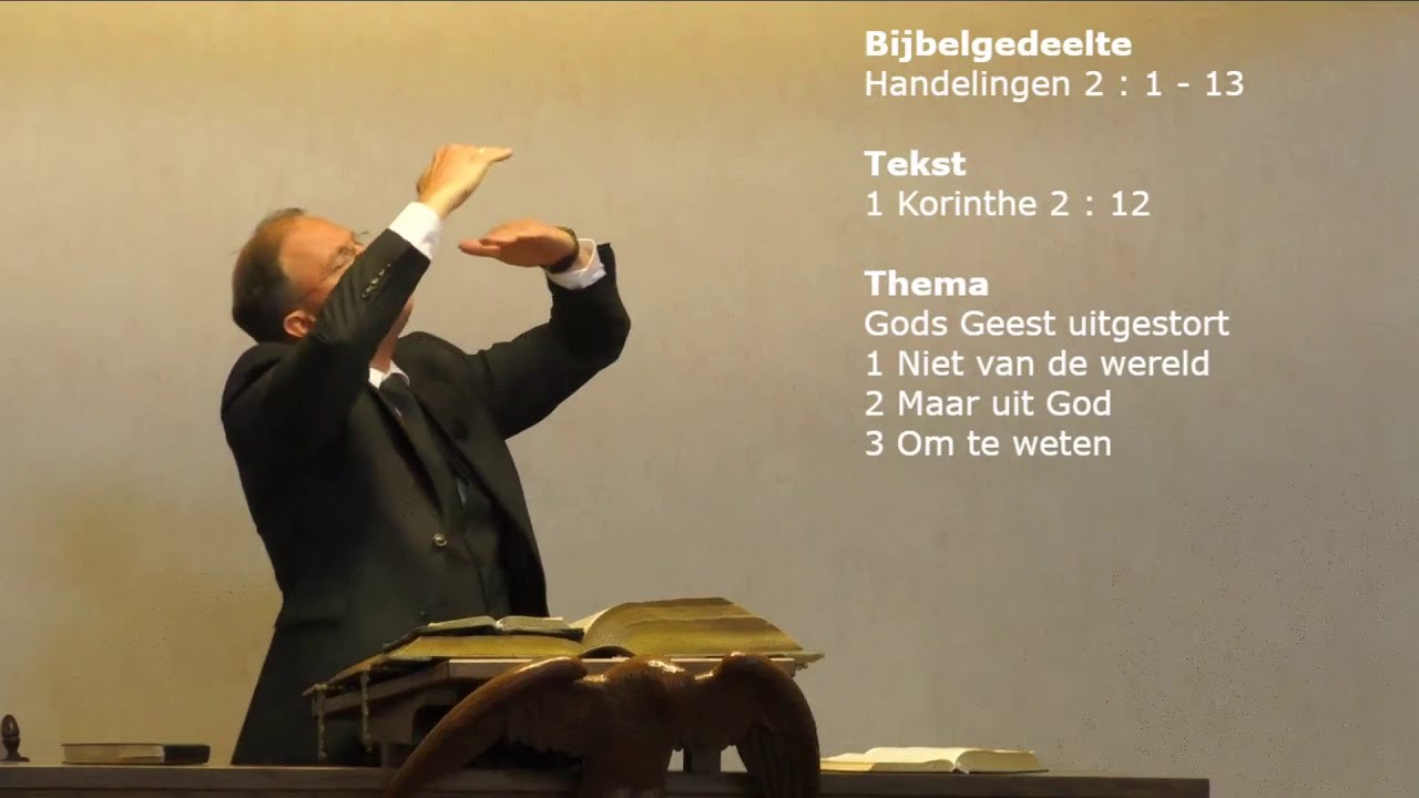 07-06-2020 9:30 Kerkdienst geleid door Ds. D. Bos - YouTube