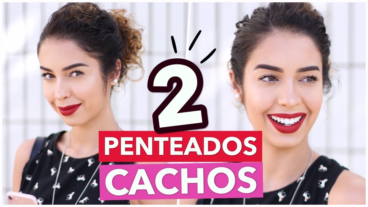 2 PENTEADOS PARA CABELOS CURTOS E MÉDIOS -  CACHOS