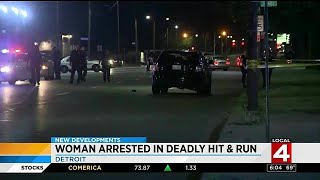 Woman arrested after deadly hit-and-run on 7 Mile Road