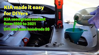 Career Overview KIA Sorento Coolant Change (D&R)
