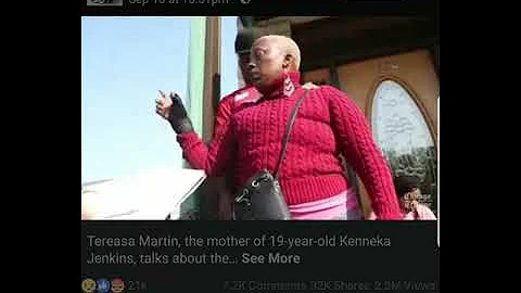 TEREASA MARTIN TELLS REPORTERS WHAT HAPPENED TO KENNEKA JENKINS