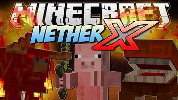Minecraft | NETHER X! (Can you survive in the BRAND NEW Nether?!) | Mod Showcase