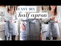 Easy DIY Half Apron | Sewing Tutorial