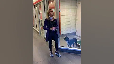 Debra Burns with Frank!