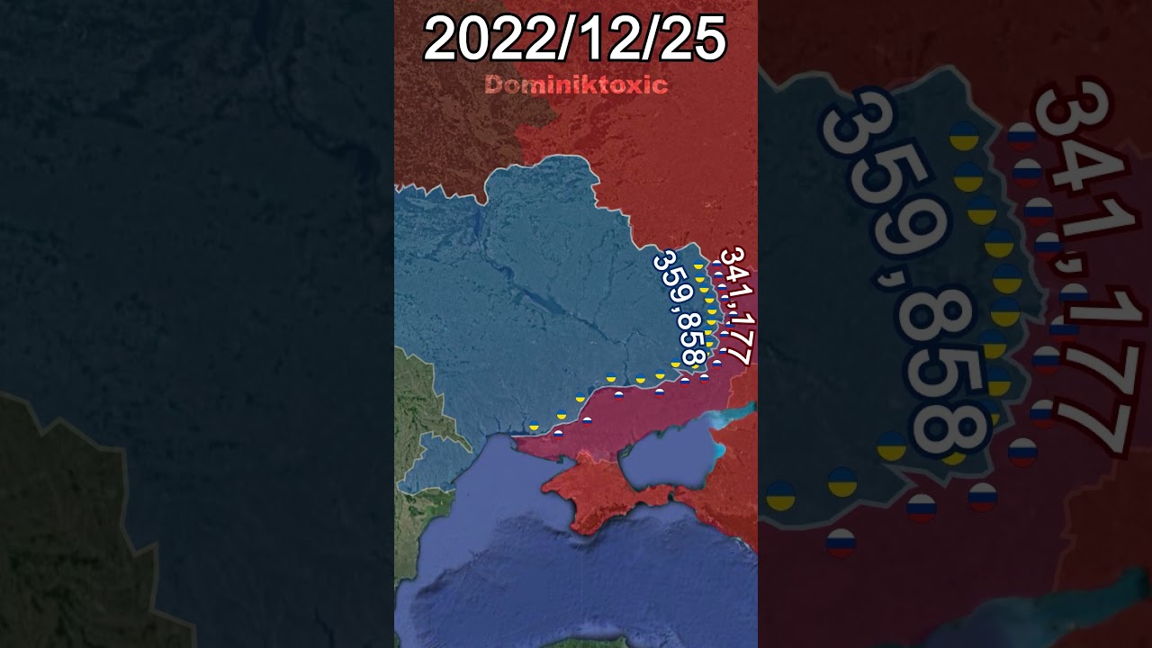 Ukraine War (Start - September 2024) *Every Day With Army Sizes* 
