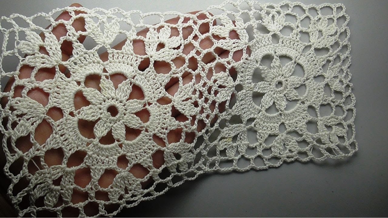 Crochet square motif patterns Kвадратный мотив крючком