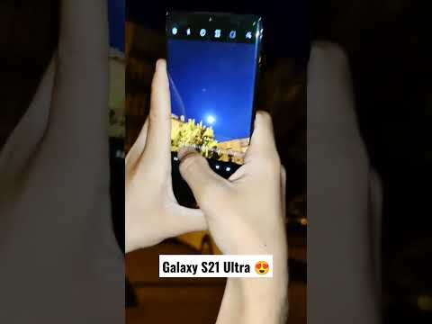 Samsung Galaxy S21 Ultra 100X Moon Zoom Test 😍 #shorts