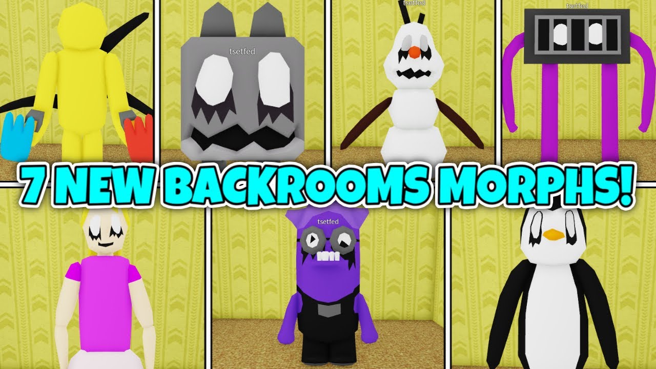 🎪NEW] Backrooms Morphs - Roblox