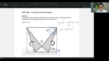 PSLE Math 2022 SHORTCUT Unknown Angle X - Tough Maths Made Simple PSLE 2024 Math