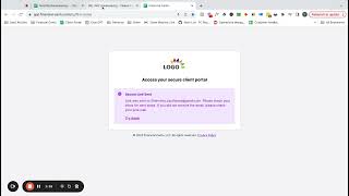 Client Portal - The clients POV/experience