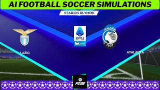 LAZIO vs ATALANTA ⚽ Serie A 2025/26 Matchday 25 🟩 EA FC 26 Simulation