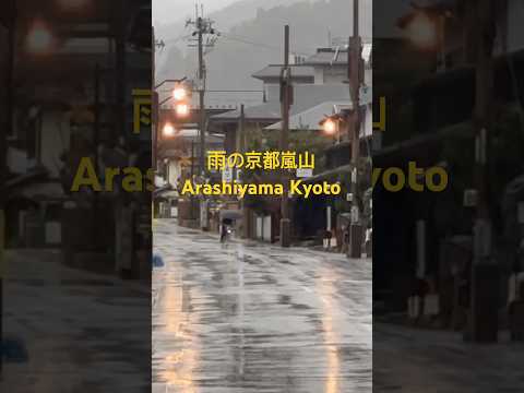 雨の朝の京都嵐山☂️Arashiyama  Kyoto #今日の嵐山  #March 3, 2026