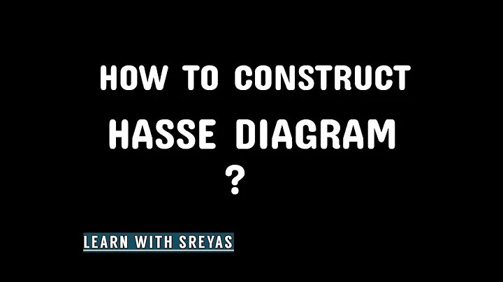 How to draw a Hasse diagram ? | Constructing Hasse diagram for POSET | Discrete Mathematics