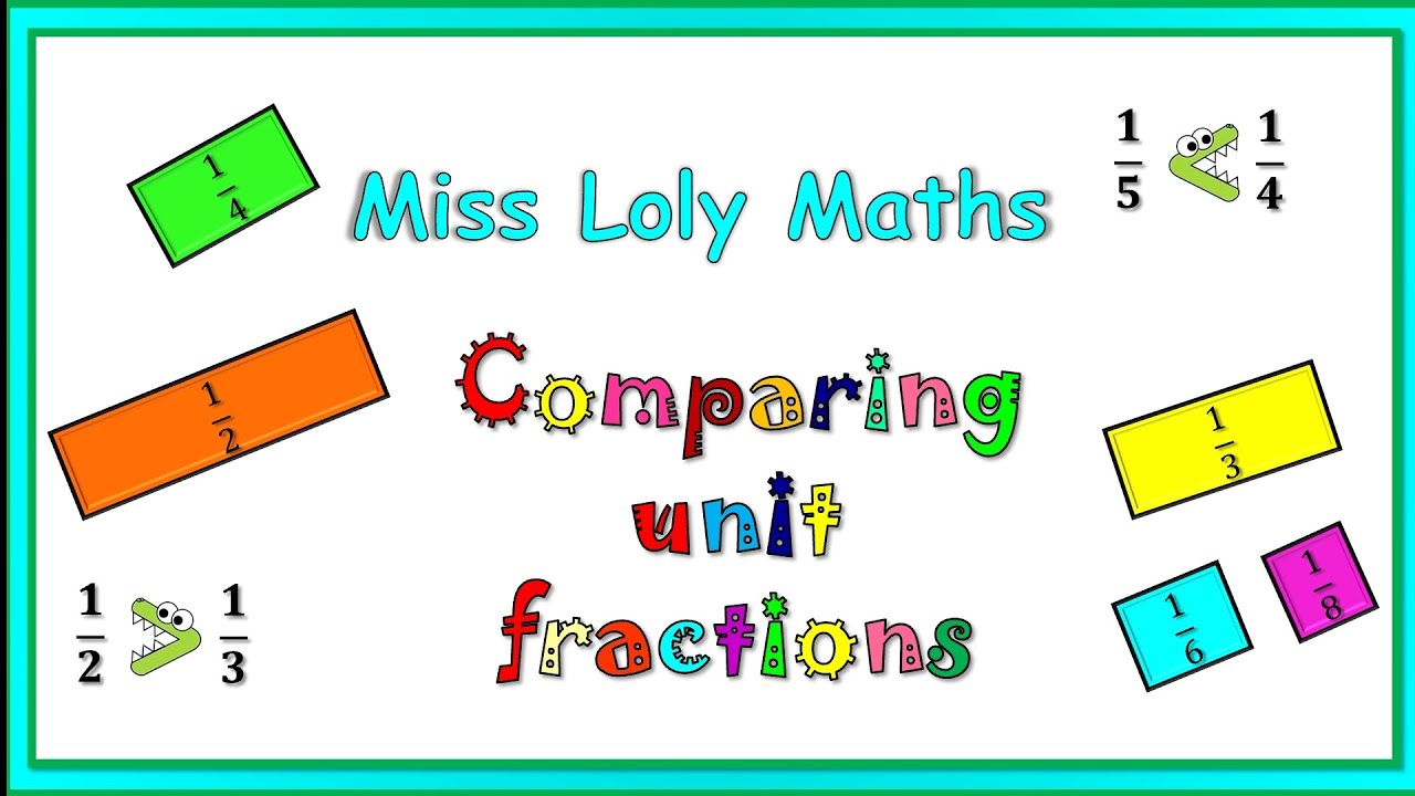 Comparing unit fractions(#maths) - YouTube