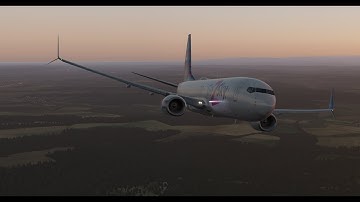 Real B737 captain LDRI - LYTV  circle to land 14  custom waypoints  | X-Plane 11 | VATSIM | ZIBO