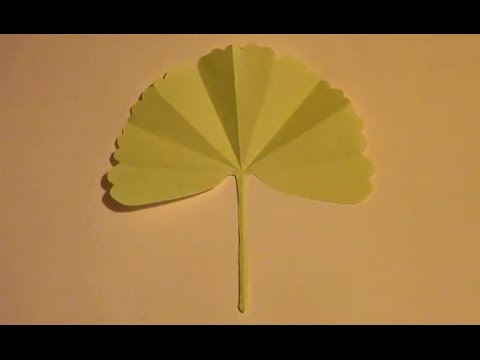 折り紙ランド Vol 228 ヒラヒライチョウの折り方 Ver 1 Origami How To Fold A Ginkgo Ver 1 Youtube