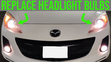 How to Replace Headlight Bulbs - Mazda 3 (2010-2013)