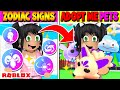 If ZODIAC SIGNS were ADOPT ME PETS ♏ ROBLOX