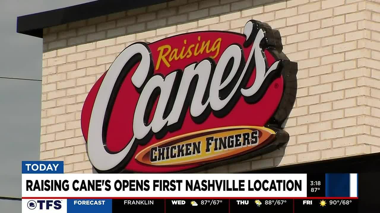 Raising Cane's opens first Nashville location YouTube