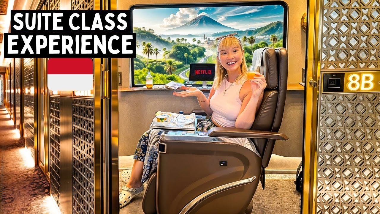 Riding The World’s BEST Train in INDONESIA 🇮🇩 $100 Luxury Suite Yogya to Surabaya