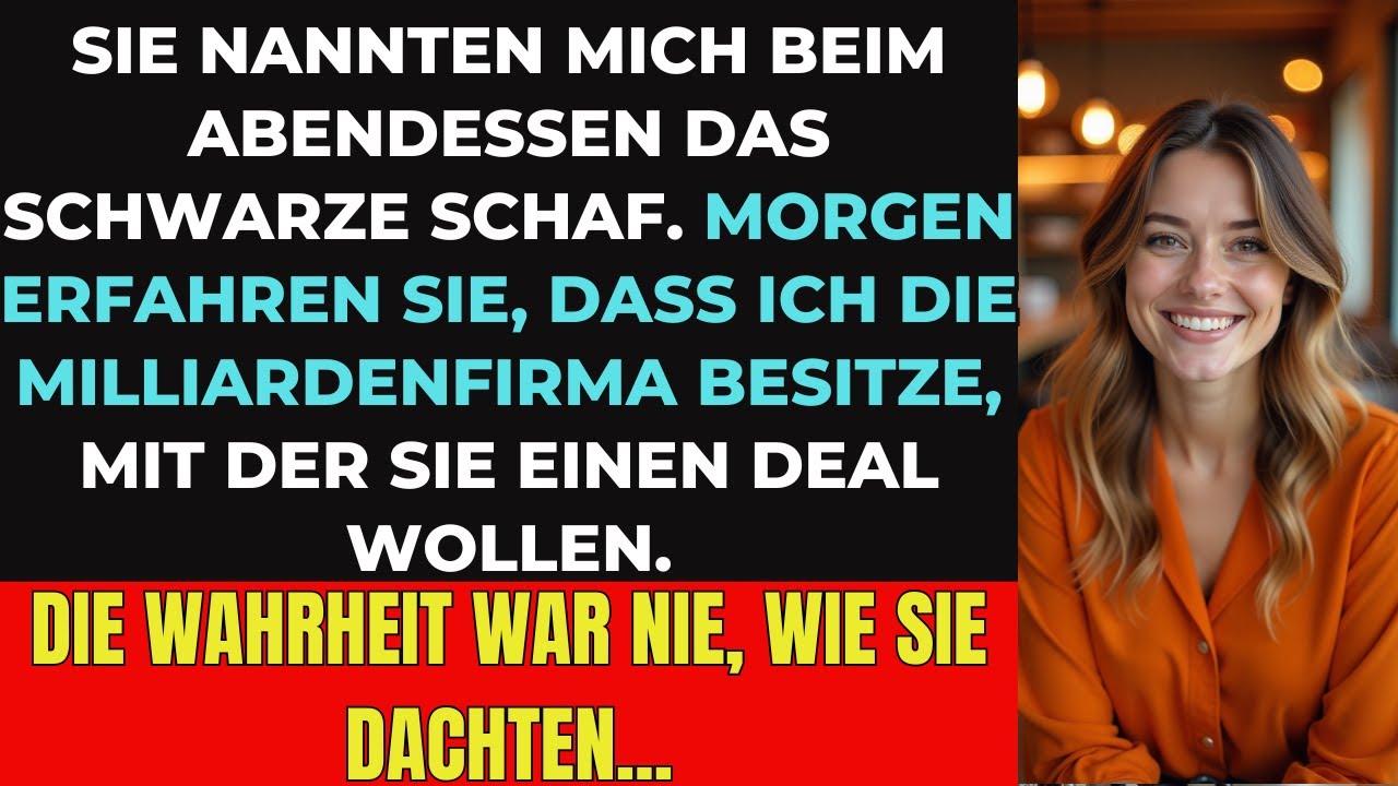 Sie nannten sie das schwarze Schaf–dann erfuhren sie, wem das Milliarden-Unternehmen wirklich gehört