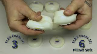 FLEX Foam-IT! softness TEST with samples
