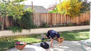 Burpee over Backpack